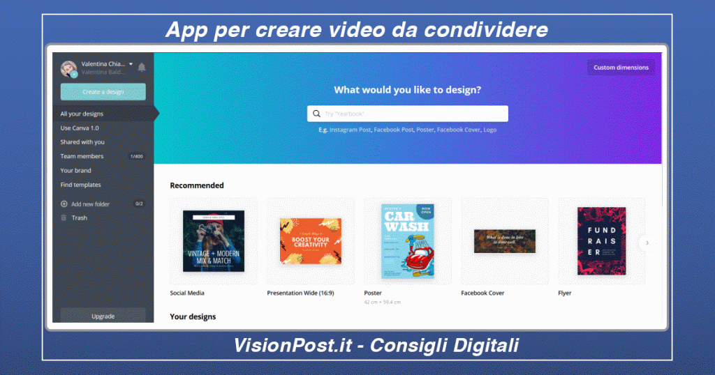 App per creare video da condividere