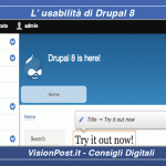 usabilità di Drupal 8