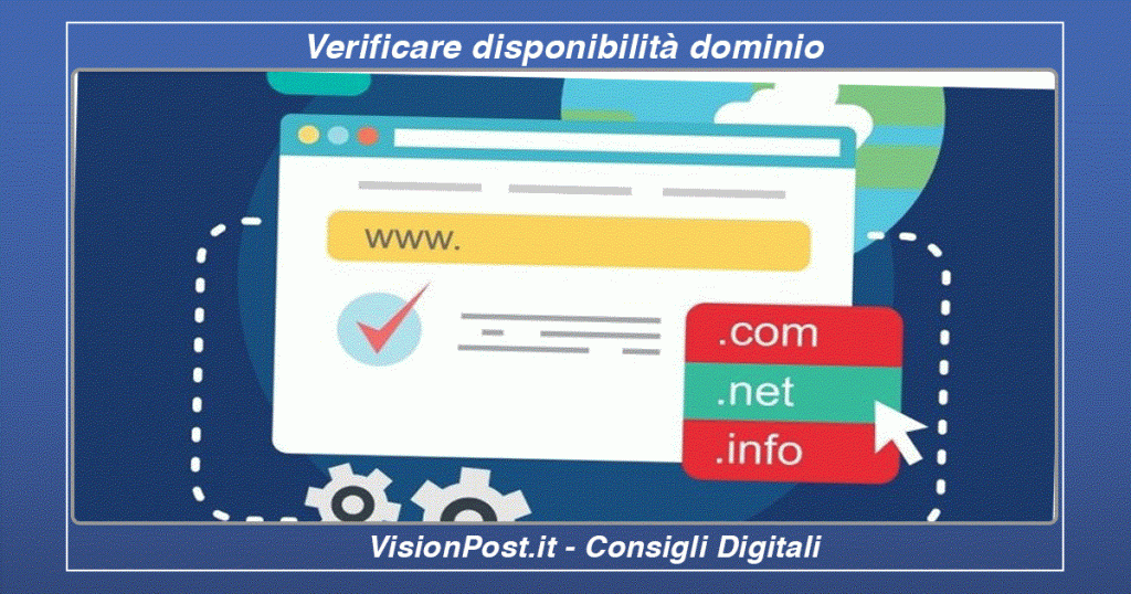 Come Verificare disponibilità dominio