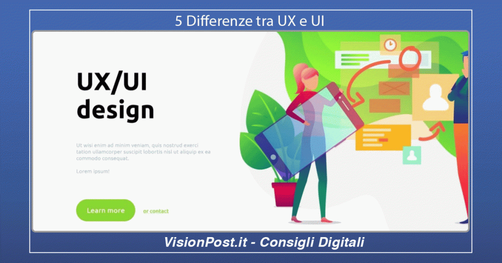 5 Differenze tra UX e UI