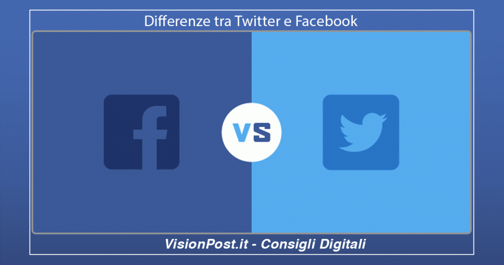 Differenze tra Twitter e Facebook