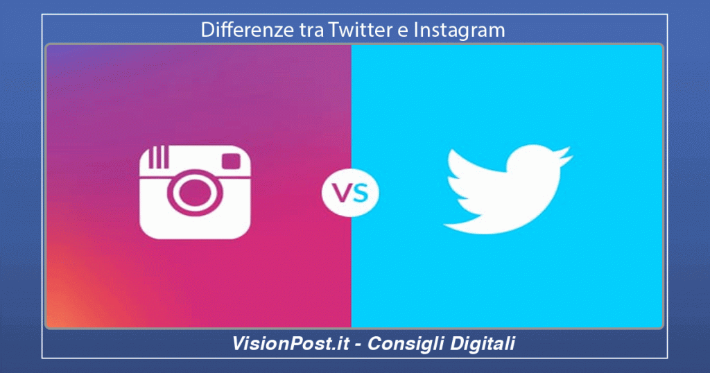 Differenze tra Twitter e Instagram