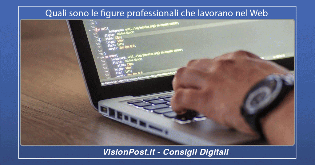 figure professionali che lavorano nel Web