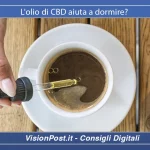 olio di CBD aiuta a dormire