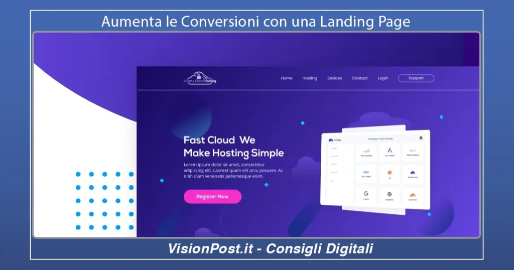 Aumenta le Conversioni con una Landing Page