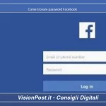 Come trovare password Facebook