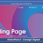 Creare landing page con WordPress