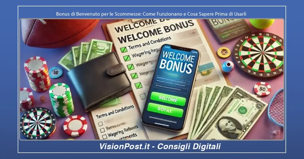 Bonus di Benvenuto per le Scommesse-Come Funzionano e Cosa Sapere Prima di Usarli